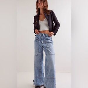 We The Free Light Blue Boyfriend Jeans